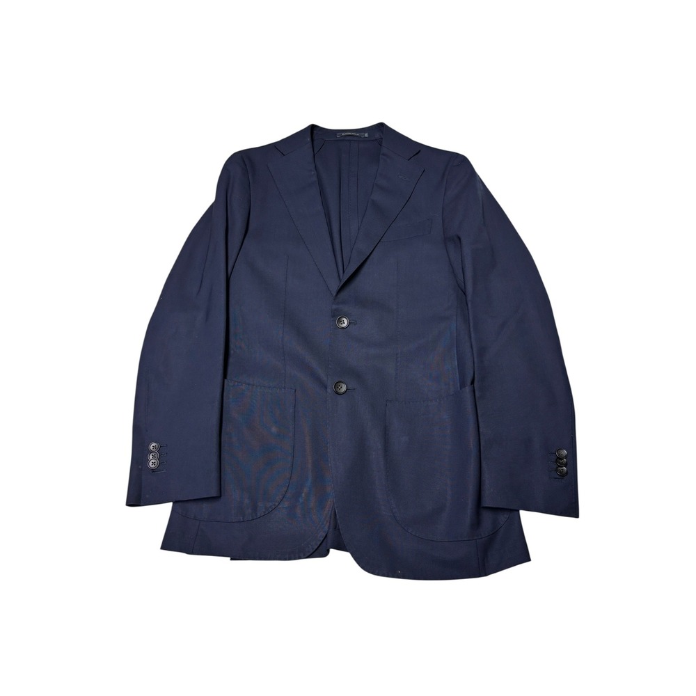 Suitsupply Havana‎ Patch UL Navy Wool Blazer Vitale Barberis Canonico 34R Slim